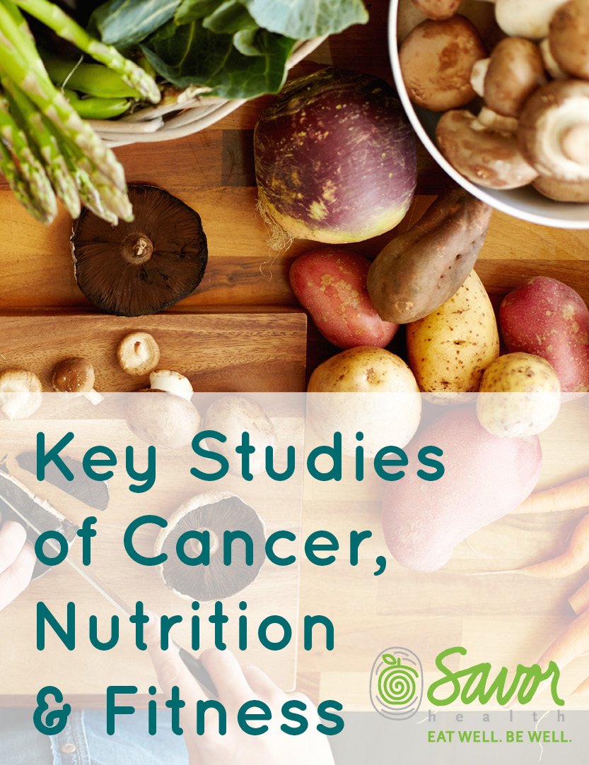 key studies of cancer nutrition and fitness
